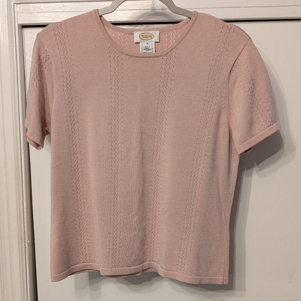 Talbots Silk Knit Top
